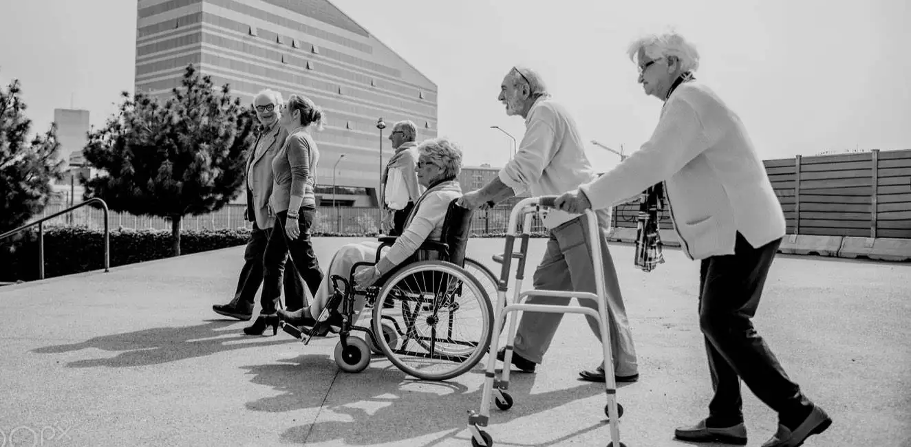 Seniors Walking